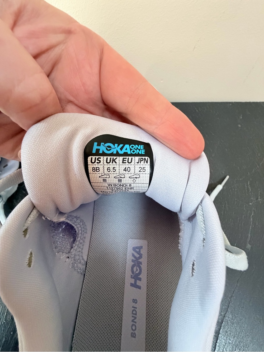 Hoka Women’s White Athletic Cushioning Running Shoes - Picture 8 of 8